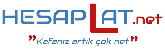 Hesaplat.net logo Hesaplat.net - Ücretsiz Hesaplama Araçları